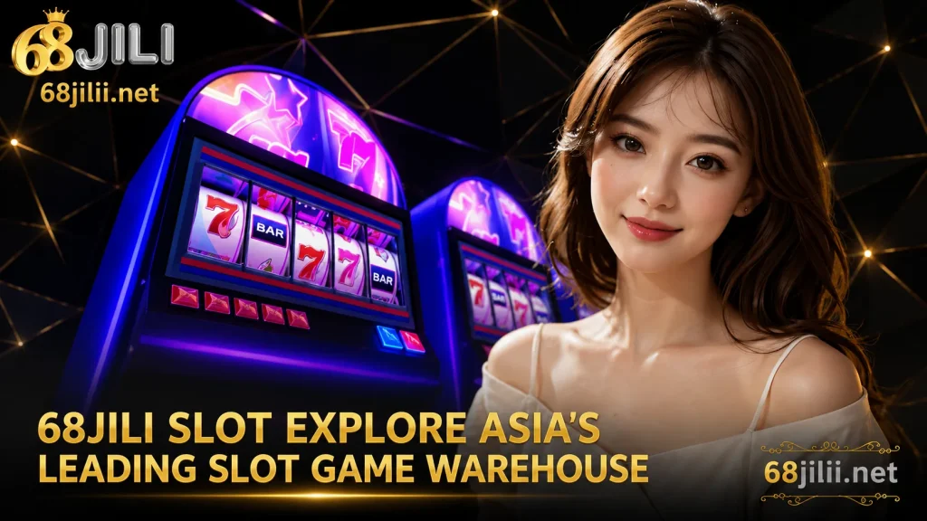 68JILI Glamorous casino ad with neon lights 68JILI Glamorous casino ad with neon lights