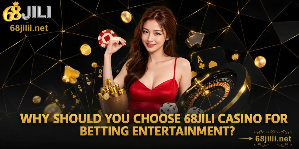 68jili Glamorous casino ad with gold accents 68jili Glamorous casino ad with gold accents