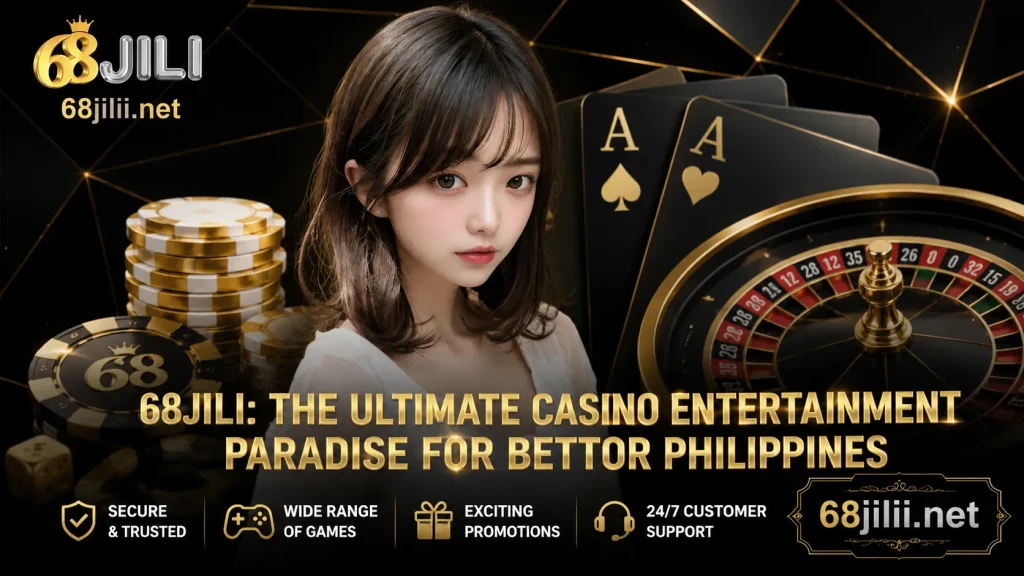 68jili Glamorous casino entertainment promotion