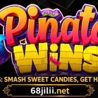 68jili Piñata wins game promotion banner